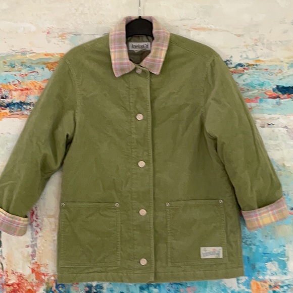 American Girl Other - AMERICAN GIRL Barn Jacket Green Corduroy Lined M